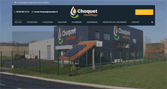 Desktop Screenshot of choquetchauffage.com